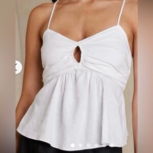 Banana Republic White Women's Top Sz XL NWT